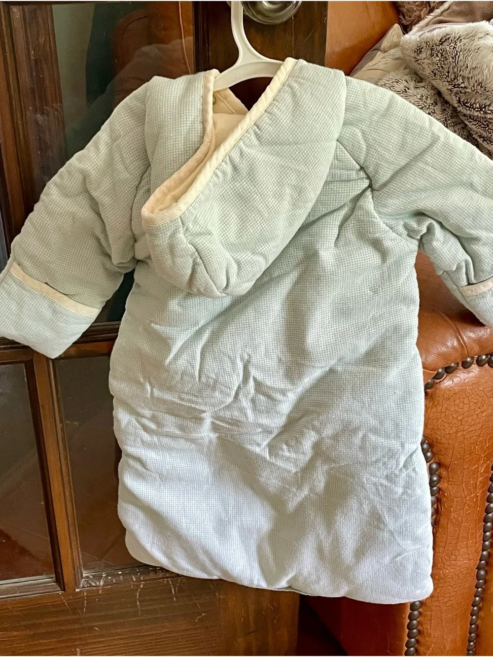 Ralph Lauren Light Blue & Cream Infant Garment